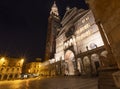 Piazza del Duomo at night, Cremona -Italy Royalty Free Stock Photo