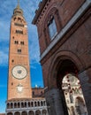 Cathedral of Santa Maria Assunta and Torrazzo, Cremona Royalty Free Stock Photo