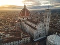 The Cathedral of Santa Maria del Fiore in Florence Royalty Free Stock Photo