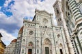 Cathedral Santa Maria del Fiore in Florence, Tuscany, Italy. Cathedral of Santa Maria del Fiore Cathedral, duomo of Florence. Royalty Free Stock Photo