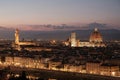 Cathedral of Santa Maria del Fiore and Tower of Palazzo Vecchio, Florence