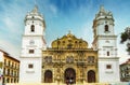 Cathedral Santa Maria la antigua, located in Panama city Royalty Free Stock Photo