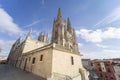 Cathedral of Santa Maria in the morning in the city of Burgos, Spain Royalty Free Stock Photo