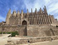 The Cathedral of Santa Maria of Palma de Mallorca,Spain Royalty Free Stock Photo