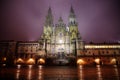 Cathedral in Santiago de Compostella Royalty Free Stock Photo