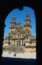 Cathedral in Santiago de Compostella Royalty Free Stock Photo