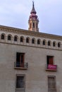 The Cathedral of the Savior or La Seo de Zaragoza is a Roman Cat Royalty Free Stock Photo