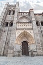 The Cathedral of the Saviour Catedral de Cristo Salvador, Catholic church in Avila in the south of Old Castile, Spain