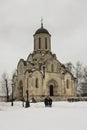 The Cathedral of the Saviour & x28;Spassky Cathedral& x29; in the Andronikov monastery. Royalty Free Stock Photo