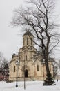 The Cathedral of the Saviour & x28;Spassky Cathedral& x29; in the Andronikov monastery. Royalty Free Stock Photo