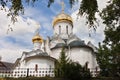 Cathedral in Savvino-Storozhevsky Monastery in Zvenigorod Royalty Free Stock Photo