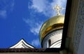 The cathedral of Savvino-Storozhevsky Monastery in Zvenigorod Royalty Free Stock Photo