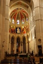 Inside Almudena Cathedral, Madrid