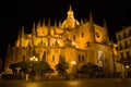 Cathedral of Segovia at Night