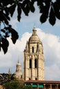 Cathedral of segovia, the steeple Royalty Free Stock Photo