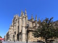 Cathedral of Seville -- Cathedral of Saint Mary of the See, Andalusia, Spain Royalty Free Stock Photo