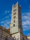 Cathedral of Siena, historical city of Tuscany, Italy.