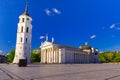 Cathedral Square in morning, Vilnius, Lithuania