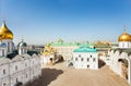 Cathedral Square with Palace of Facets top view Royalty Free Stock Photo