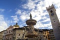 Cathedral square in Trento, Italy