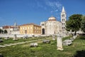 Cathedral of St. Anastasia and Church of St. Donatus, Zadar, Croatia Royalty Free Stock Photo