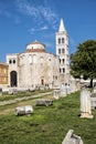 Cathedral of St. Anastasia and Church of St. Donatus, Zadar, Croatia Royalty Free Stock Photo