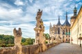 The Cathedral of St Barbara and Jesuit College in Kutna Hora.