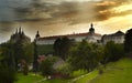 Cathedral of St. Barbara and Jesuit College panoram, Kutna Hora, Czech trepublic