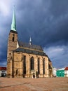 Cathedral of St. Bartholomew (PlzeÃË) Royalty Free Stock Photo