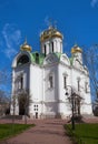 Cathedral of St. Catherine the Great Martyr in Tsarskoe Selo, Pushkin, St Petersburg, Russia Royalty Free Stock Photo