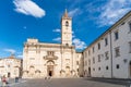 The Cathedral of St. Emidio and the Baptistery of San Giovanni in Arringo Square of Ascoli Piceno, Italy