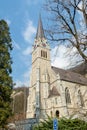 Cathedral St.Florin- Vaduz, Liechtenstein Royalty Free Stock Photo