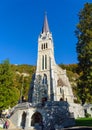 Cathedral of St. Florin 1874 in Vaduz, Liechtenstein Royalty Free Stock Photo