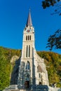 Cathedral of St. Florin 1874 in Vaduz, Liechtenstein Royalty Free Stock Photo