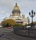 Cathedral of St. Isaak in St. Petersburg Royalty Free Stock Photo