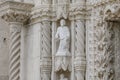 Details of the Cathedral of St Jacob at Sibenik Old Town, Croatia, Europe Royalty Free Stock Photo