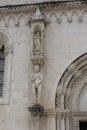 Details of the Cathedral of St Jacob at Sibenik Old Town, Croatia, Europe Royalty Free Stock Photo