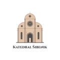 Cathedral of St. James in Sibenik, Croatia. Katedrala sv Jakova, the cathedral is a real highlight of Sibenik. Travel destination Royalty Free Stock Photo