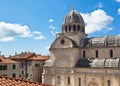 Cathedral of St. James in Sibenik, Croatia Royalty Free Stock Photo