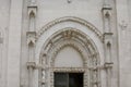 Details of the Cathedral of St Jacob at Sibenik Old Town, Croatia, Europe Royalty Free Stock Photo