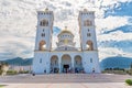 Cathedral of St Jovan Vladimir`s Temple in Bar, Montenegro. The temple is the largest cathedral in Montenegro. Royalty Free Stock Photo