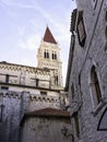 Cathedral of St. Lawrence in historic city of Trogir, Croatia Royalty Free Stock Photo