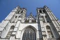 The Cathedral of St. Michael and St. Gudula Royalty Free Stock Photo