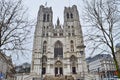 The Cathedral of Saint Michael and Saint Gudula in Brussels, Belgium Royalty Free Stock Photo