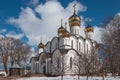 DCathedral Of St. Nicholas in Nikolsky monastery, Pereslavl-Zalessky, Yaroslavl region, Russia Royalty Free Stock Photo