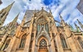 The Cathedral of St. Patrick in Manhattan, New York City Royalty Free Stock Photo