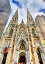 The Cathedral of St. Patrick in Manhattan, New York City Royalty Free Stock Photo