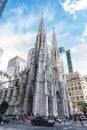 Cathedral of St. Patrick in Manhattan, New York City, USA Royalty Free Stock Photo