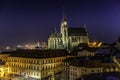 Cathedral of St. Peter and Paul, located on the Petrov hill in the centre of the city of Brno in the Czech Republic captured after