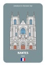 Cathedral of St. Peter and St. Paul in Nantes, France